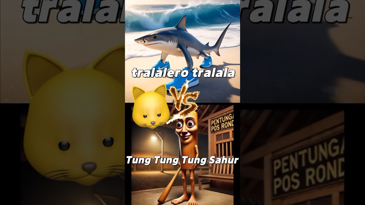 tung tung tung sahur vs tralalero tralala