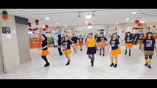 Mambo Balera Line Dance - Demo By D&#39;Sisters &amp; Friends LDG #linedance