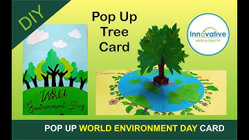 Beautiful Pop up Tree  | Pop up Tree Card | World Environment Day | Earth Day Making Card Ideas
