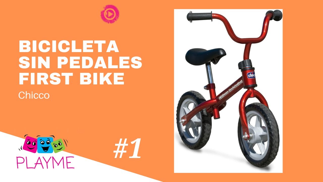 Bicicleta sin Pedales Chicco First Bike para Niños de 2 a 5 Años