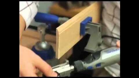 Dremel: Coping baseboard Trim