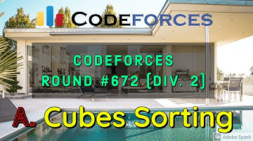 A. Cubes Sorting : Codeforces Round #672 (Div. 2) | Editorial | Solution in Hindi | sKSama Subscribe