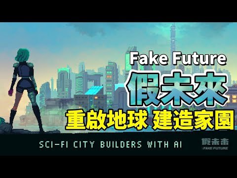 【哈姆手遊試玩】《假未來》Fake Future 與AI人造人重建賽博新城市 5月9日 全球正式上線 | 復古未來主義風模擬經營遊戲 重啟地球 建造家園 外星入侵 探索謎團 廢土世界 任你探索