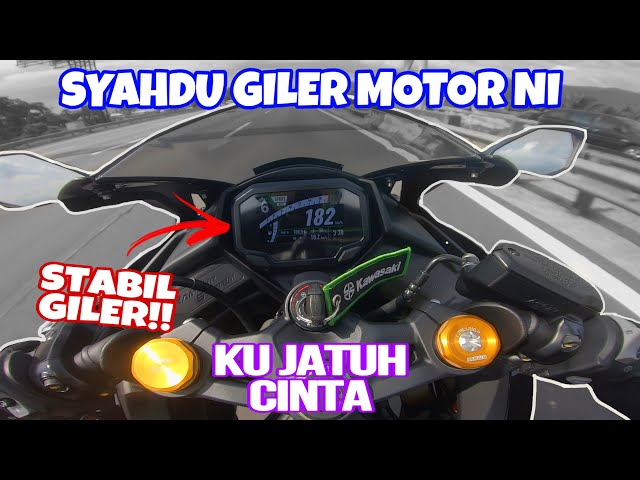 #924 SYAHDU BETULLAH ON BOARD DENGAN MOTOR NI! ZX-25R| TEST PICK UP/CORNER class=