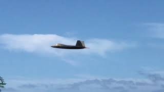 The (2) F-22 Raptors Goes Vertical/Straight Up