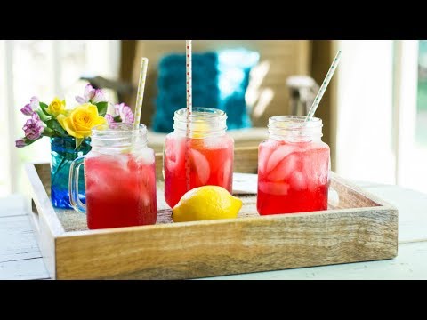 pink-hibiscus-lemonade---non-alcoholic-/-vegan-summer-drink-recipes