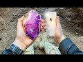 Digging for Super Valuable Amethyst Crystals at Private Mine! (Expensive Gems Found)