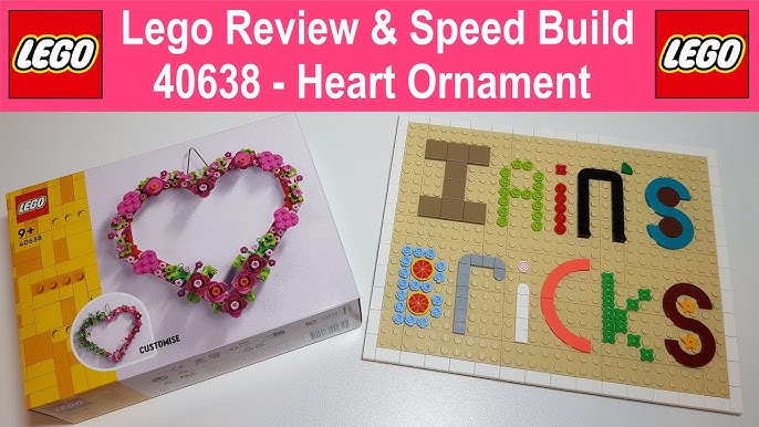 LEGO Heart Ornament, 40638