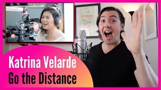 Real Vocal Coach Reacts to Katrina Velarde Singing "Go the Distance"