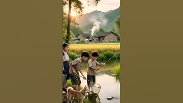 Thumbnail of Beautiful Rice Fields Nature Relaxation Music #ricefield #village #relaxingsounds #shortvideo #short