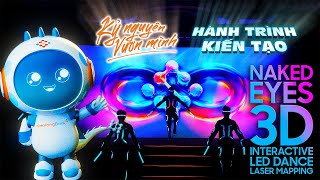 NAKED EYES 3D INTERACTIVE LED DANCE LASER MAPPING | KIÊN LONG BANK 2025 | DD MEDIA SẢN XUẤT