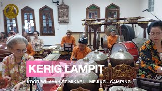 Kerig Lampit - Koor Wil St Mikael Mejing pada Perayaan Ekaristi Vigili Paskah 19/04/2025