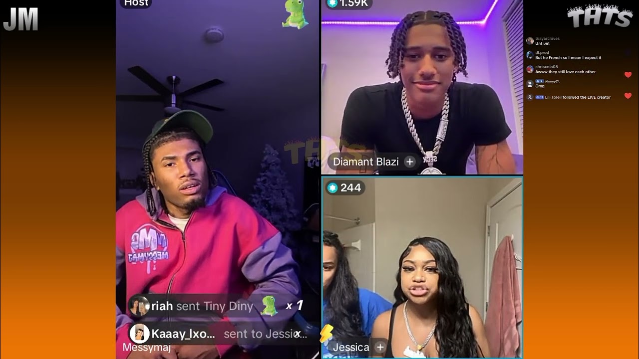 Diamant Blazi & Ashleigh Speak on their Break up and Shooting his Shot at Alabama with Messy Maj