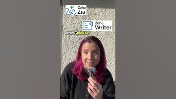 Zia Edited My Proposal and Dragged Me a Little (Zoho Writer AI)