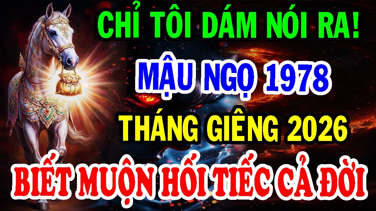 Tin Vui Chấn Động: Mậu Ngọ 1978 Tháng 1 Âm Bất Ngờ Được Thần Tài Ban Lộc, Biết Muộn Tiếc Nuối Cả Đời