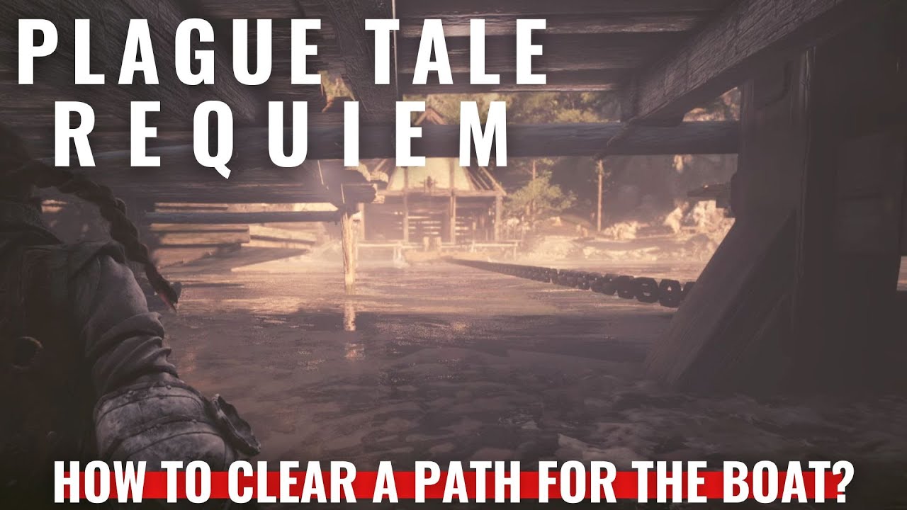 A Plague Tale Requiem - como atravessar o local das obras e abrir