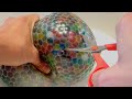 オービーズ7777個で風船スクイーズ作ってみた 7777 Orbeez Balloon Experiment