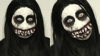 Scary Killer Halloween SFX Makeup Tutorial screenshot 4