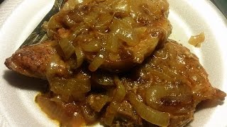 Smothered Pork Chops With Onions & Gravy Recipe