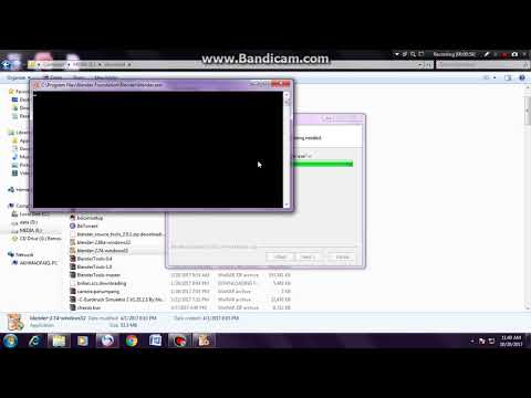 cara instal blender v2.74