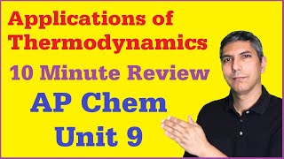 AP Chem - Unit 9 Review - Applications of Thermodynamics in 10 Minutes - 2023 screenshot 3