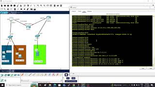 Lab in Cisco Packet Tracer, where I configured and verified VLANs, Trunking, and Router-on-a-Stick