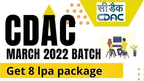 Next CDAC batch announced | March 2022 batch | Know everything | Online or Offline | 2022 eligible ?