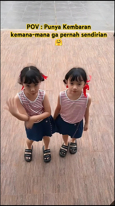 Gimana kalo kembar 5 ya pasti Rame😆😆 #twins #cute #jogetviral #kembar #shorts
