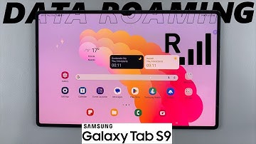 How To Enable / Disable Data Roaming On Samsung Galaxy Tab S9, S9+ and S9 Ultra