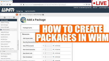[🔴LIVE] How to create Packages in WHM?