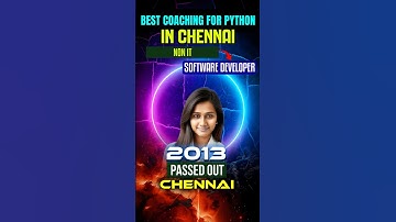 Kaashiv Infotech Reviews - 🚀 Best Coaching for Python in Chennai | IT Training in Chennai #kaashiv