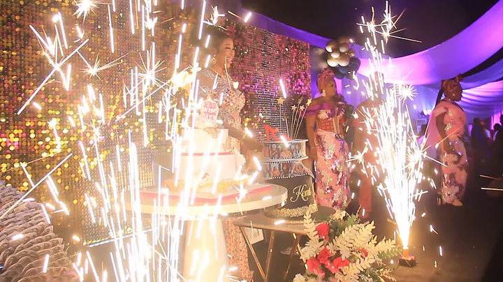 Your Love is Indescribable, Actress Kemi Korede tears up On her birthday Party like wedding