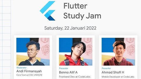 Flutter Study Jams