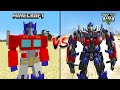 GTA 5 OPTIMUS PRIME VS MINECRAFT OPTIMUS PRIME - WHO IS BEST?