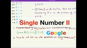 Google Interview Question | Bit Manipulation | Solution With Code | Interview Bit Problem