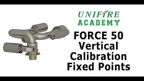 FORCE ROBOTIC NOZZLE CALIBRATION: Vertical, Fixed Points - Unifire Academy Tutorial