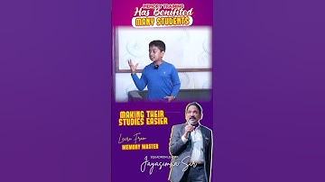 Study Smarter, Not Harder 📚 |  #memorytraining #squadronleaderjayasimha  #memorymastery #education