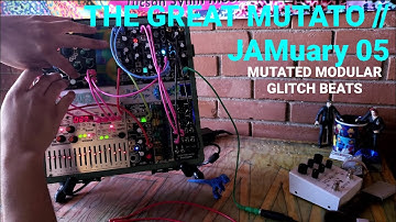 Generative Glitch Drum Machine Eurorack Modular Synth Setup
