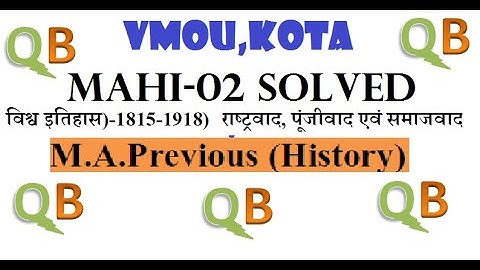 VMOU MA HISTORY PREVIOUS MAHI-02 SOLVED ASSIGNMENT