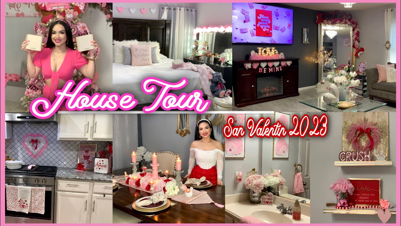 San Valentin 2023 💖 Valentines Home Tour  💖 House tour de mi Casa San Valentin #valentineday