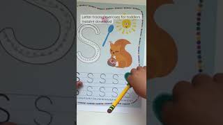 Letter tracing exercises for toddlers instant download pdf file