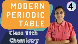 Modern Periodic Table Class 11th Chemistry Part 4