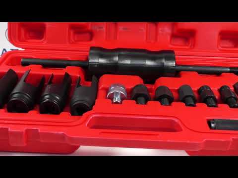 Съемник инжекторов с обратным молотком (14 предметов) TA-D1081 Съемник инжекторов с обратным молотком (14 предметов) TA-D1081