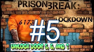 Prison Break Lockdown Unlock Door 5, 6, 7 Android Gameplay 2015