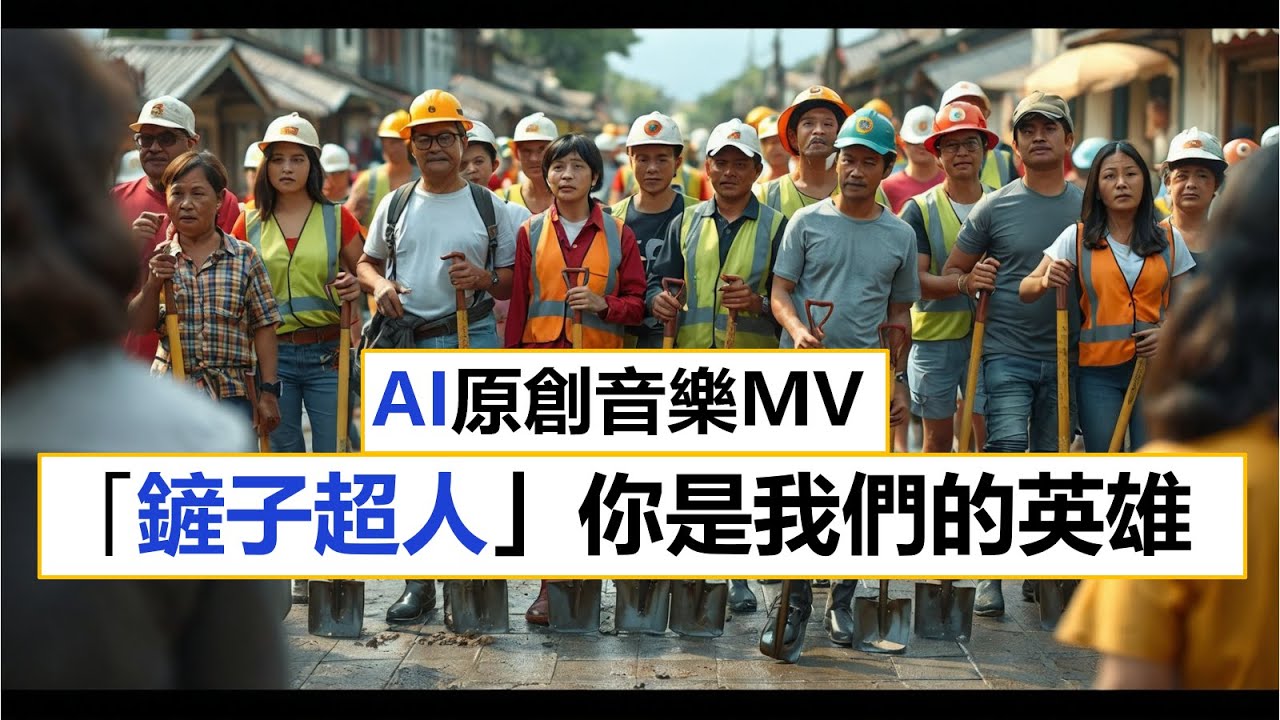 「鏟子超人」你是我們的英雄 | AI原創音樂MV