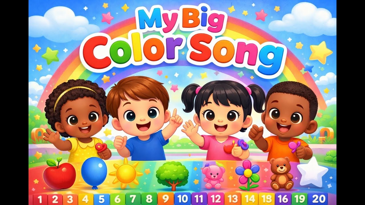 Color Song for Kids | Learn Colors with Fun Nursery Rhymes - YouTube