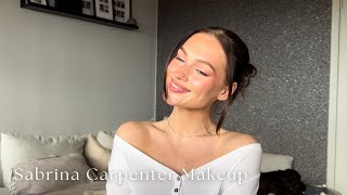 Sabrina Carpenter Inspired makeup / A glowy summer party look