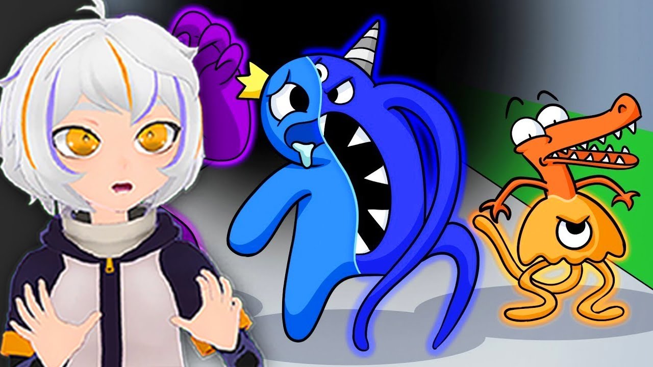 ¡¿Los RAINBOW FRIENDS se volvieron los AMIGOS DE BANBAN?! | ChuyMine REACCIONA a GameToons Español