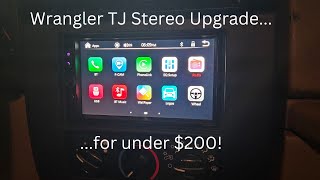 Wrangler TJ Stereo Upgrade on a Budget Jeep Tj Stereo Upgrade