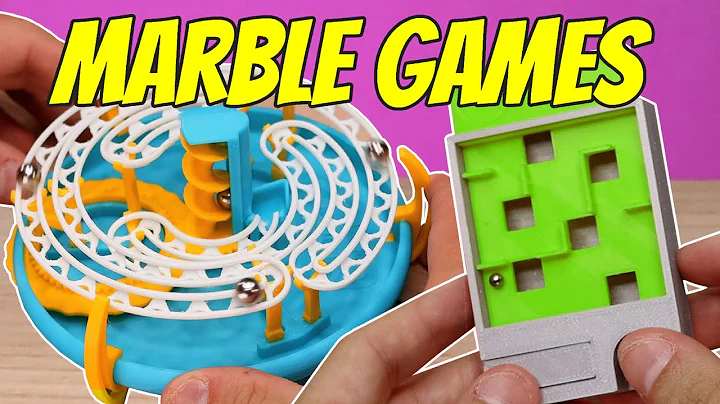 Top 5 Marble Puzzles and Games 3D Printed